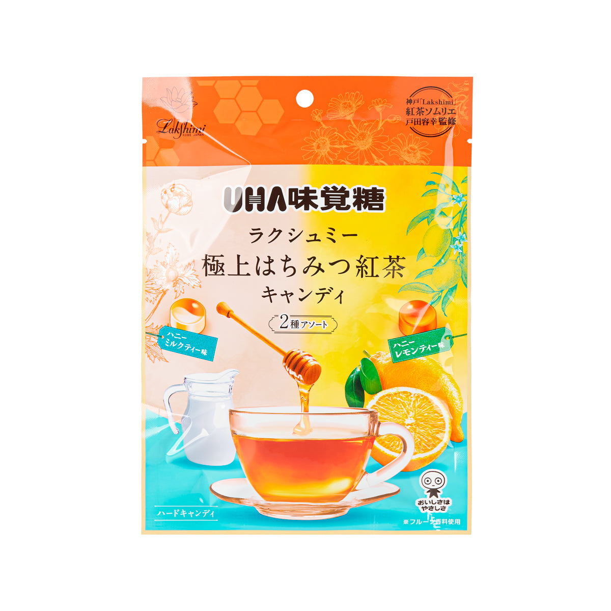 UHA MIKAKUTO Assorted Honey Tea Candy (75g)