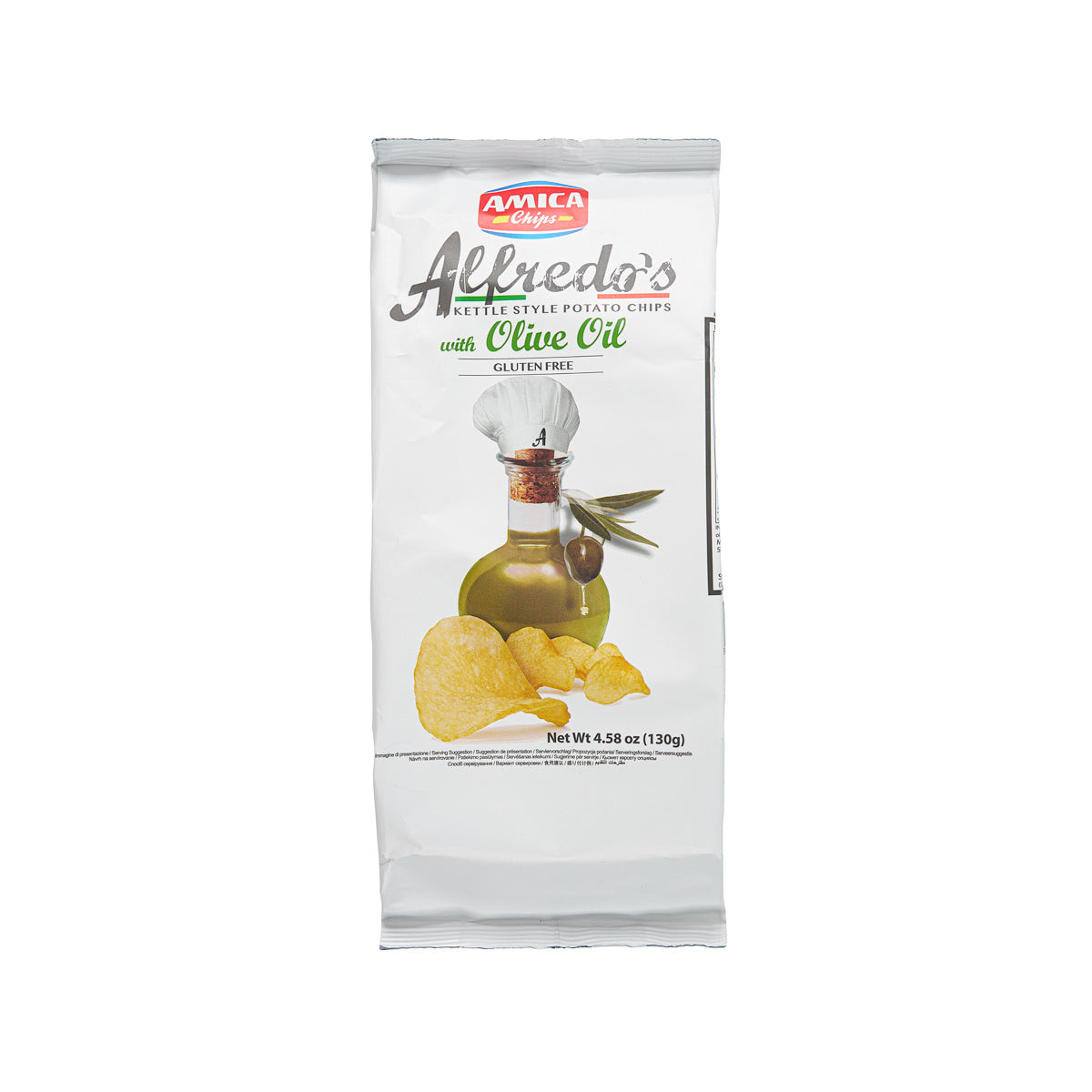 AMICA Alfredo's Potato Chips - Olive Oil (130g)