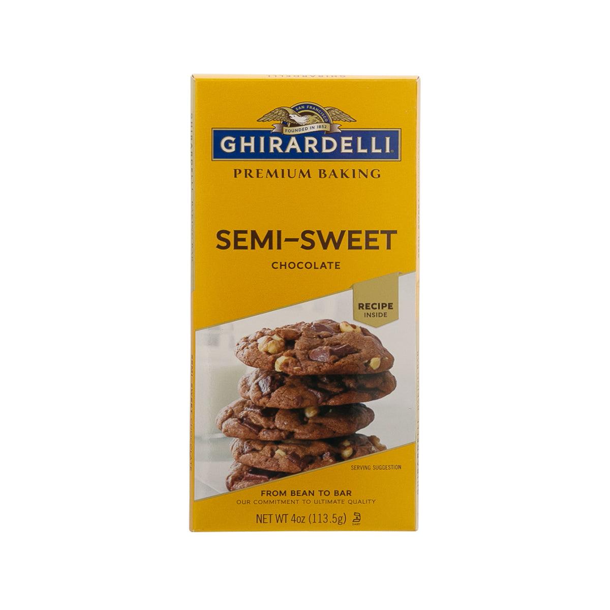 GHIRARDELLI Premium Baking Bar - Semisweet Chocolate (113.5g)