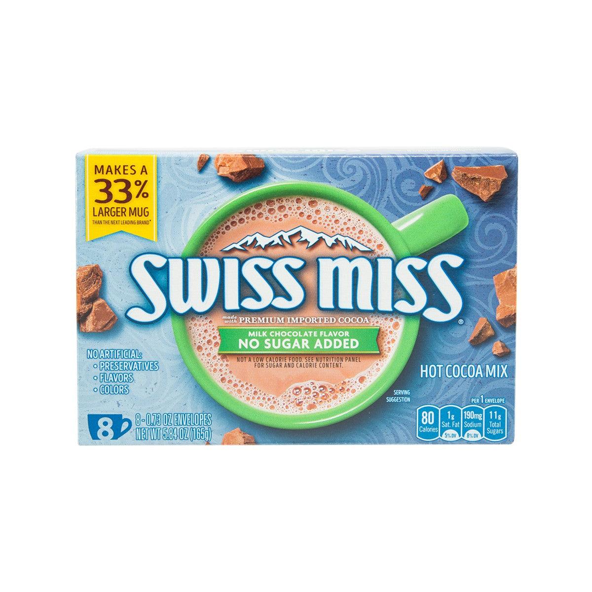 SWISS MISS No Sugar Added Hot Cocoa Mix (165g)