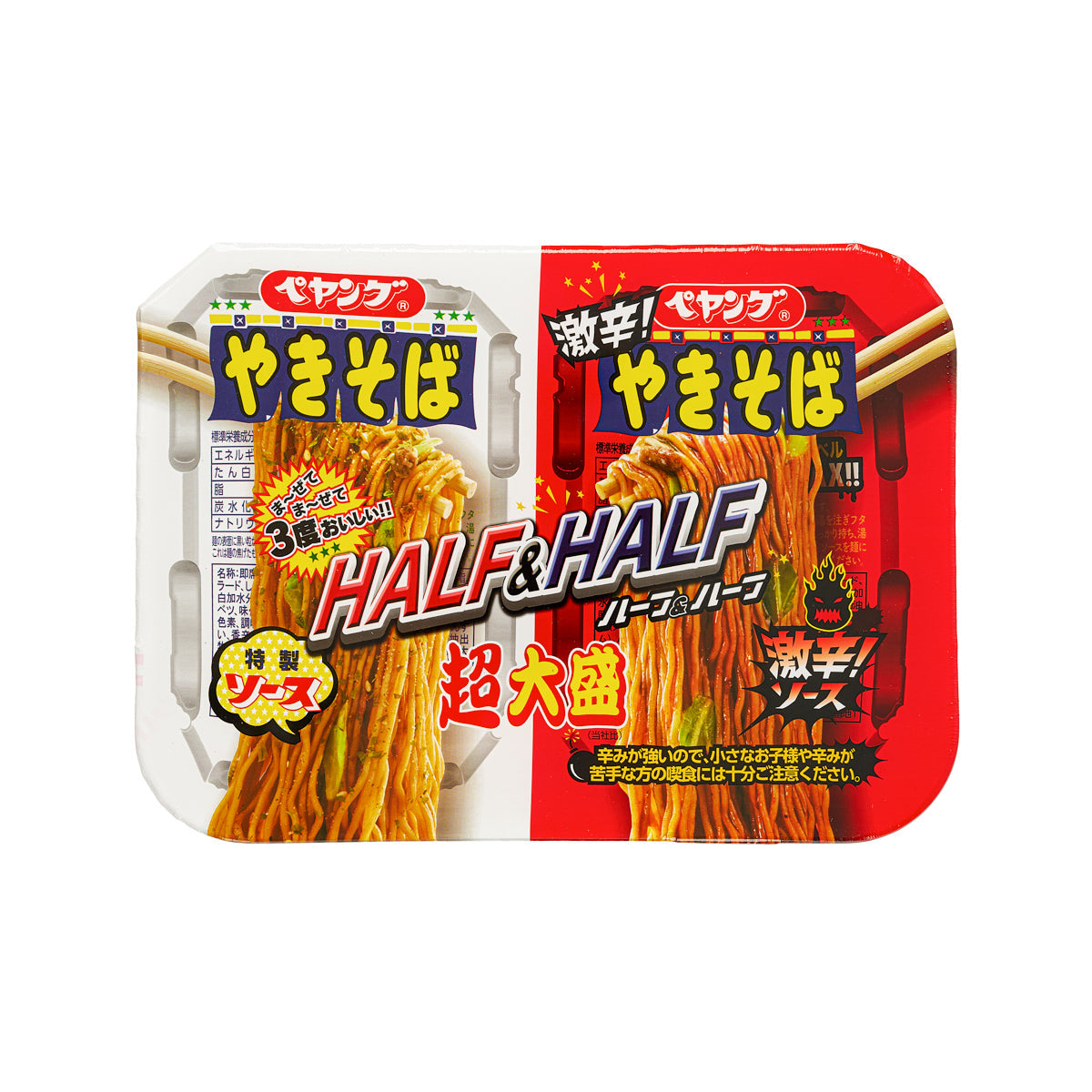 MARUKA Peyoung Extra Large Half Fried Noodle & Half Extra Spicy Fried Noodle (235g)