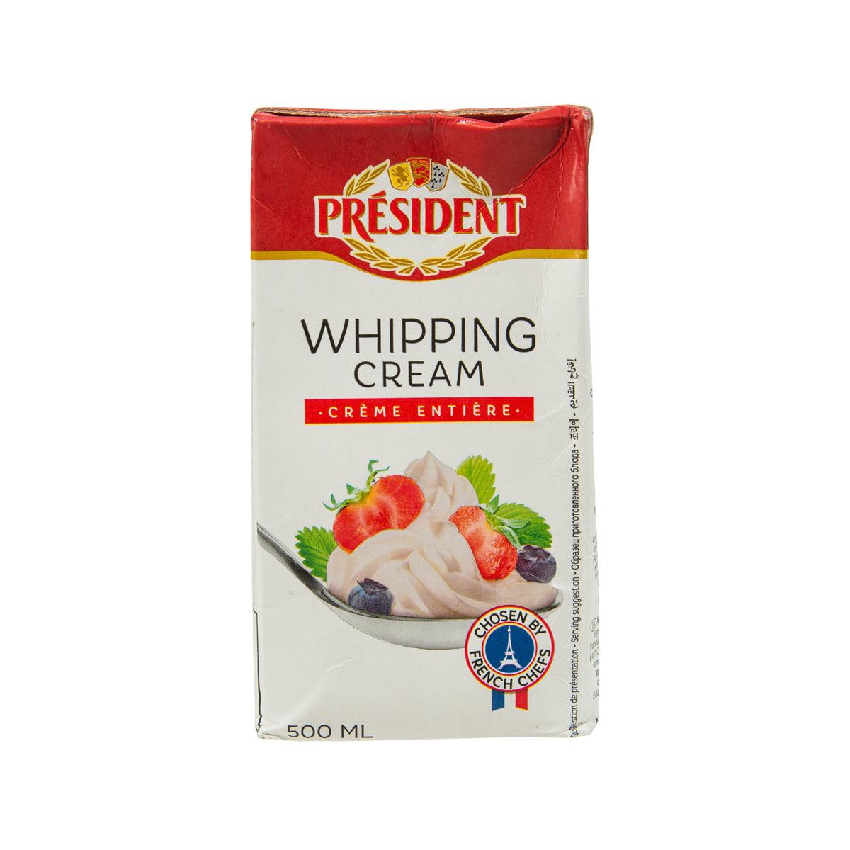 PRESIDENT UHT Whipping Cream (500mL)