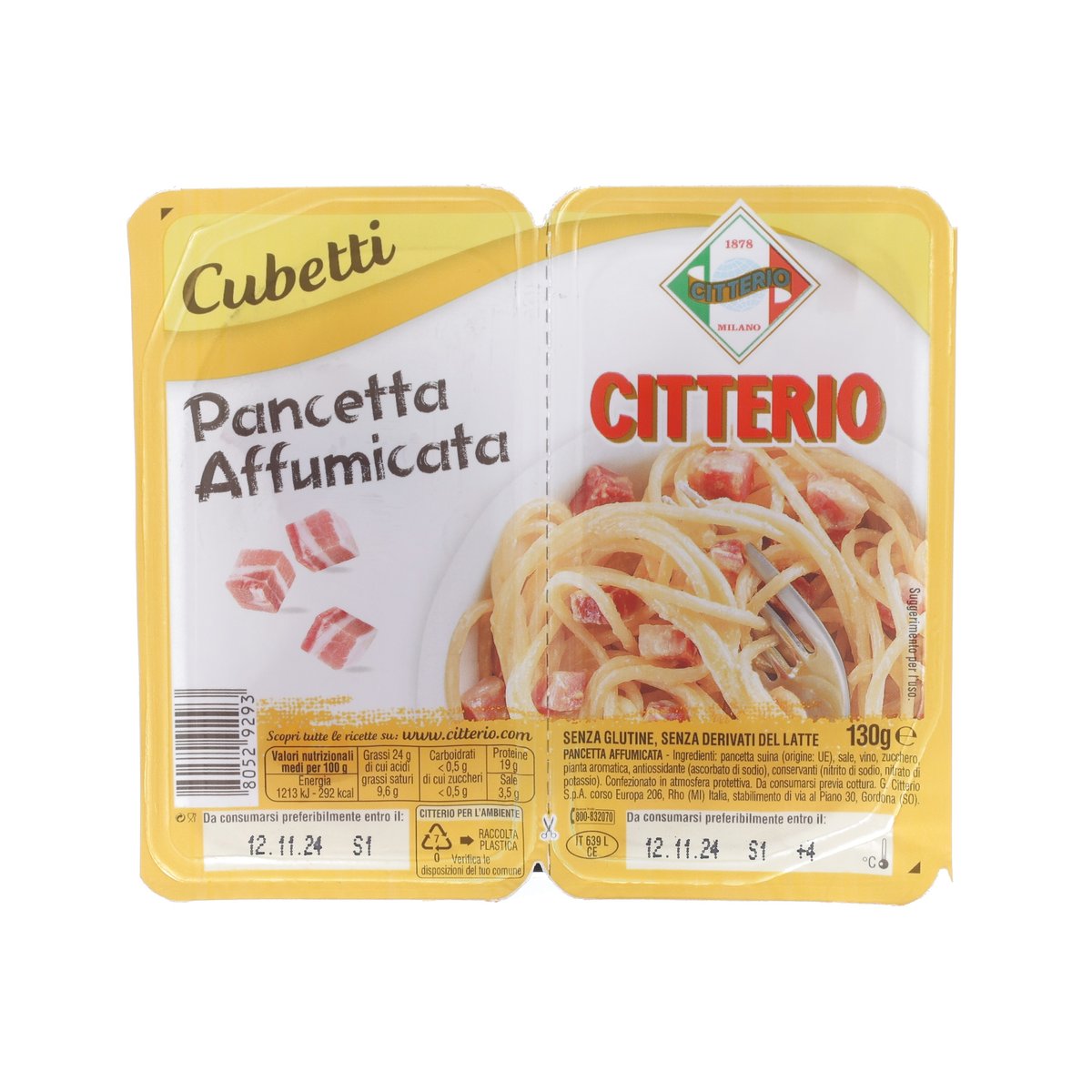 CITTERIO Smoked Bacon Cubes (130g)