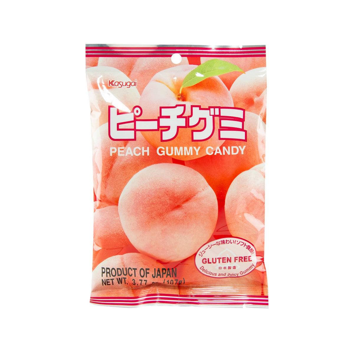 KASUGAI Peach Gummy Candy (107g)