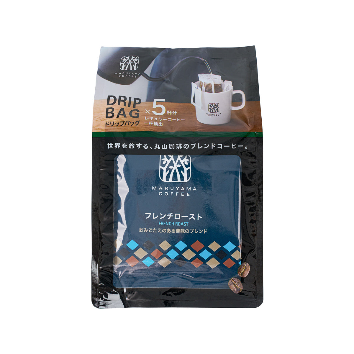 MARUYAMA COFFEE Casual Series Drip Coffee Bag - French Roast (5 x 9g)