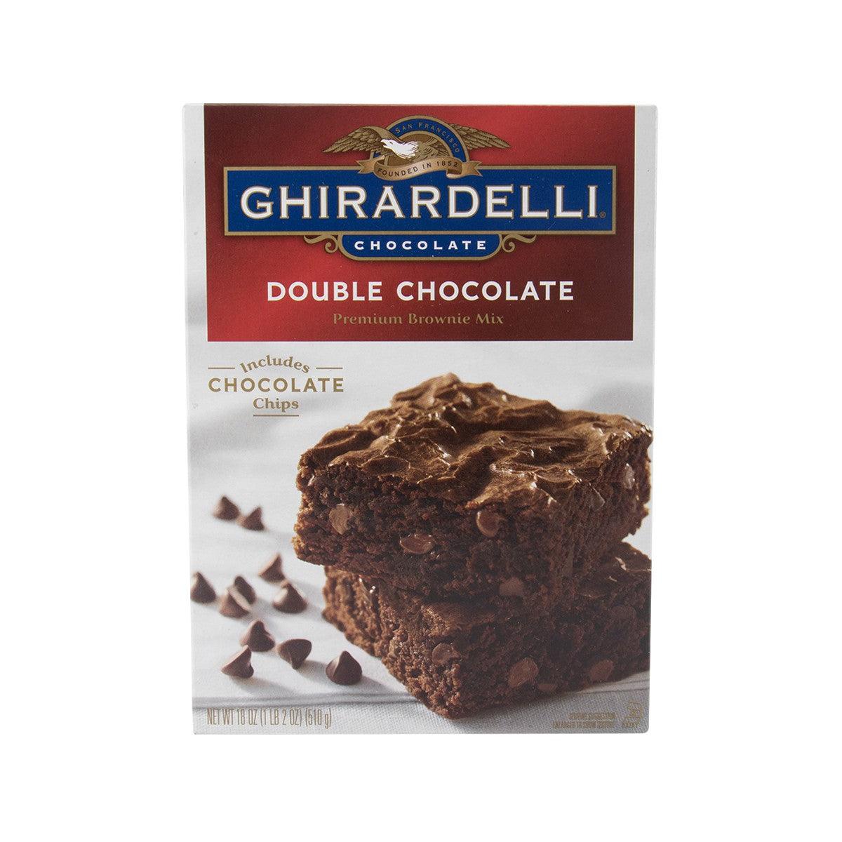 GHIRARDELLI Double Chocolate Premium Brownie Mix (510g)