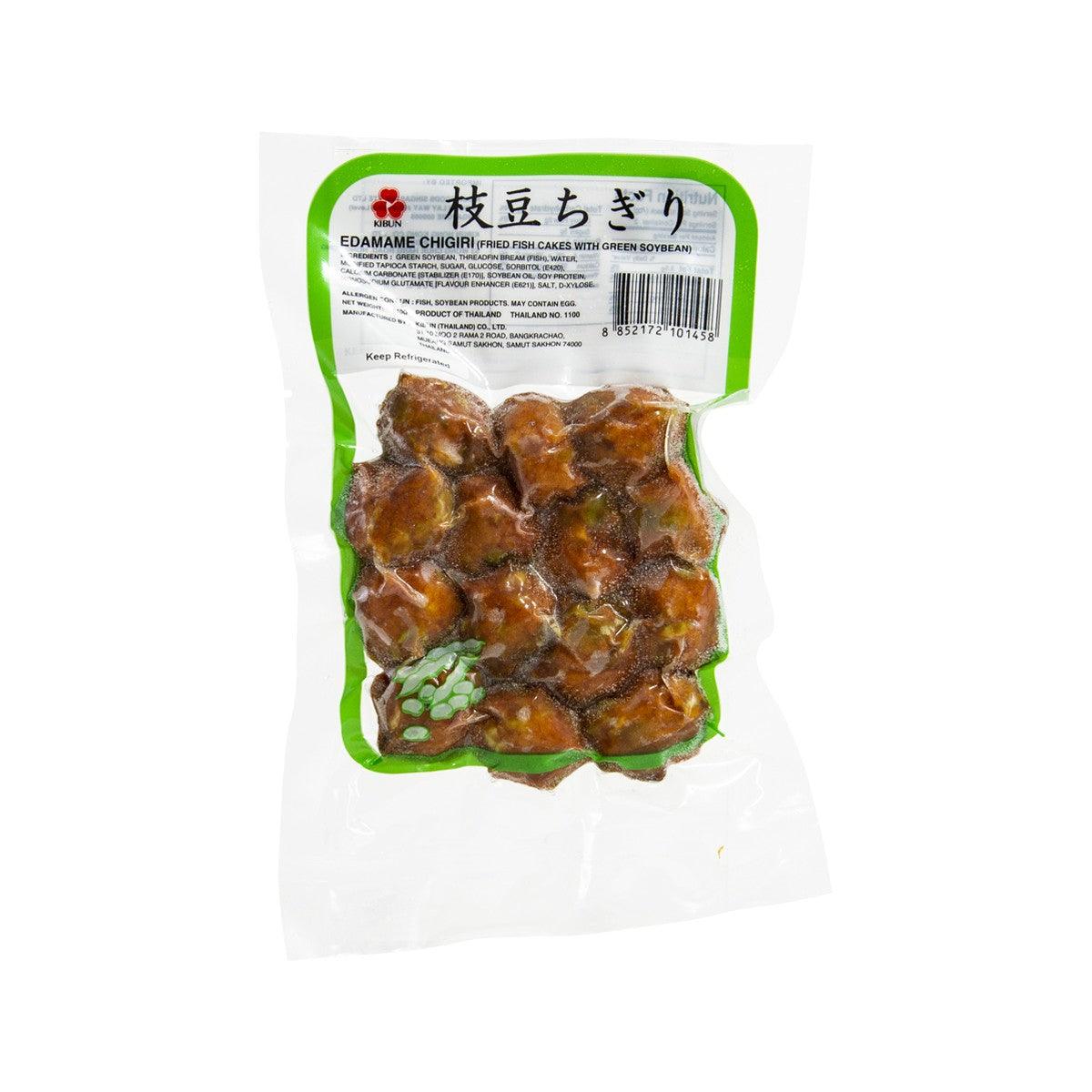 KIBUN Edamame Chigiri Fried Fish Cake with Green Soyabean (140g)