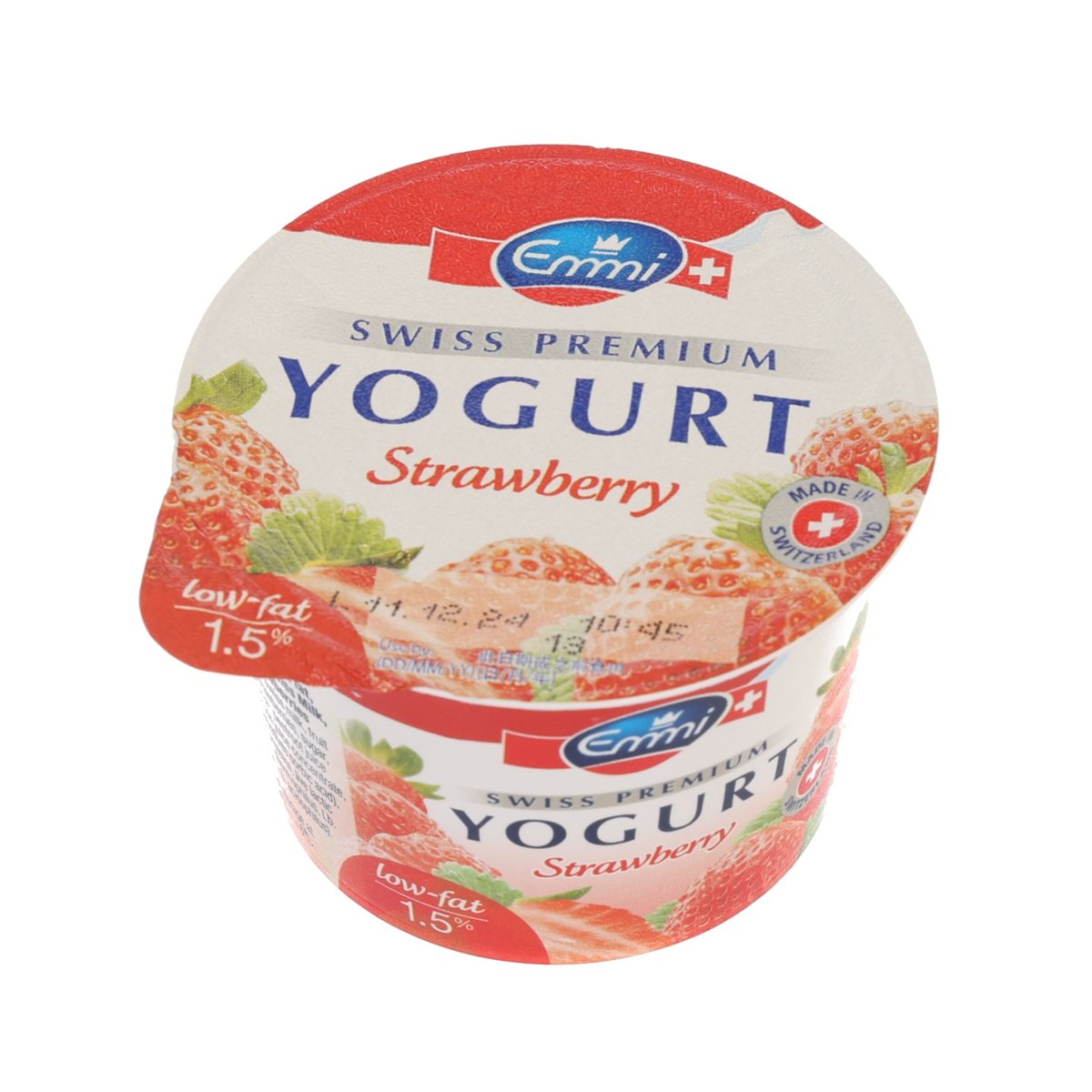 EMMI Swiss Premium Low Fat Yogurt - Strawberry (100g)