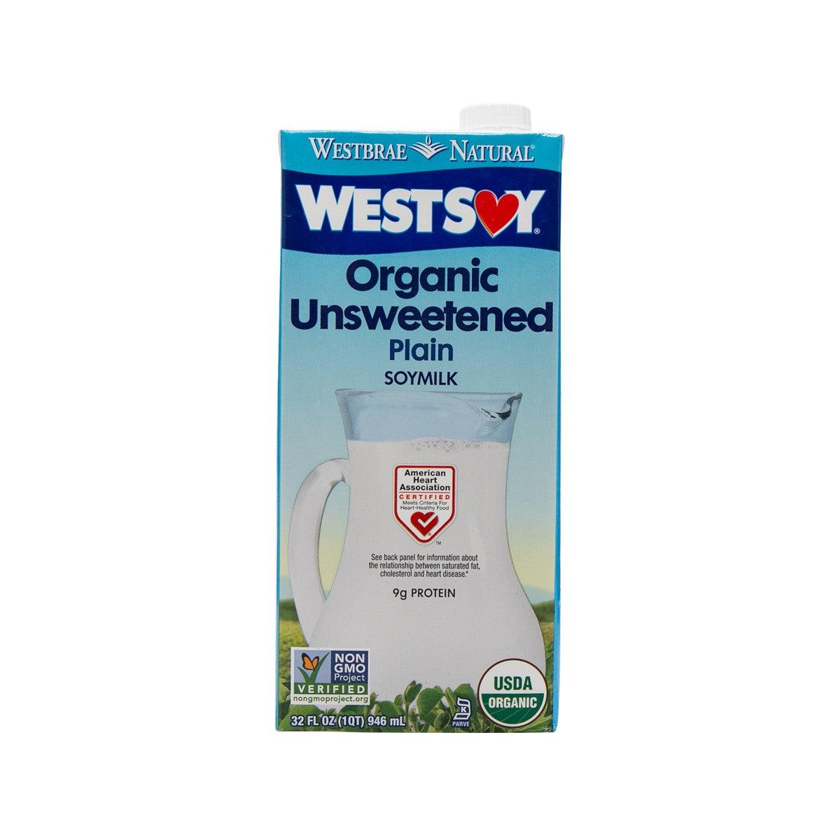 WESTSOY Organic Unsweetened Soymilk (946mL) - city'super E-Shop