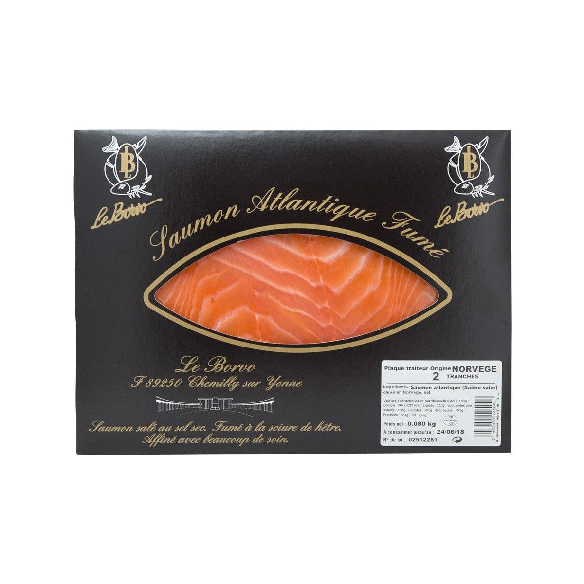 LE BORVO Sliced Smoked Norwegian Salmon (80g)