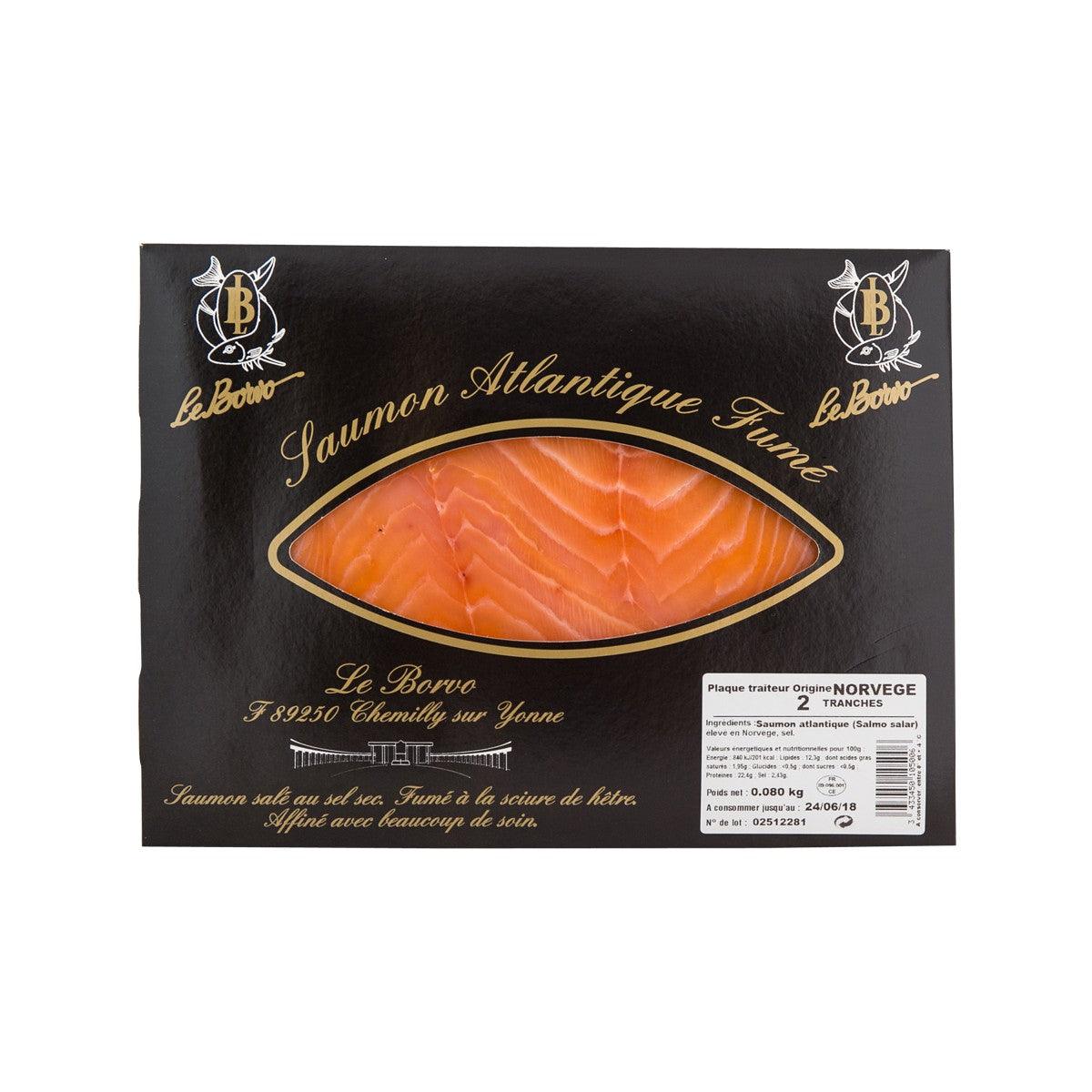 LE BORVO Sliced Smoked Norwegian Salmon (160g)