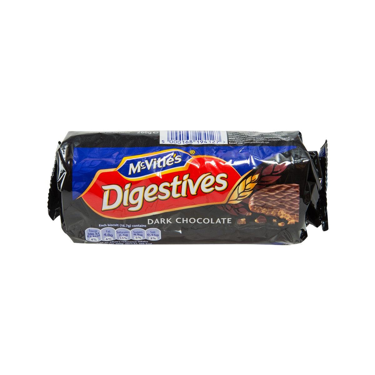 MCVITIE'S Dark Chocolate Digestive Biscuits (266g)