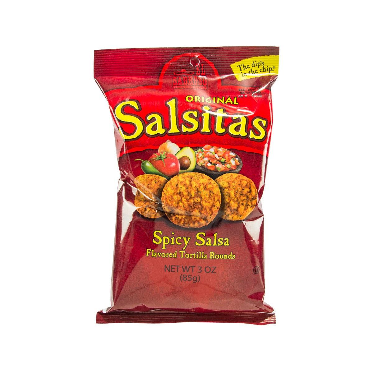 EL SABROSO Original Salsitas - Spicy Salsa Flavoed Tortilla Rounds (85g)
