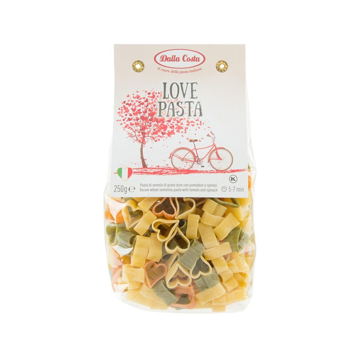 DALLA COSTA Love Pasta with Tomato and Spinach (250g)
