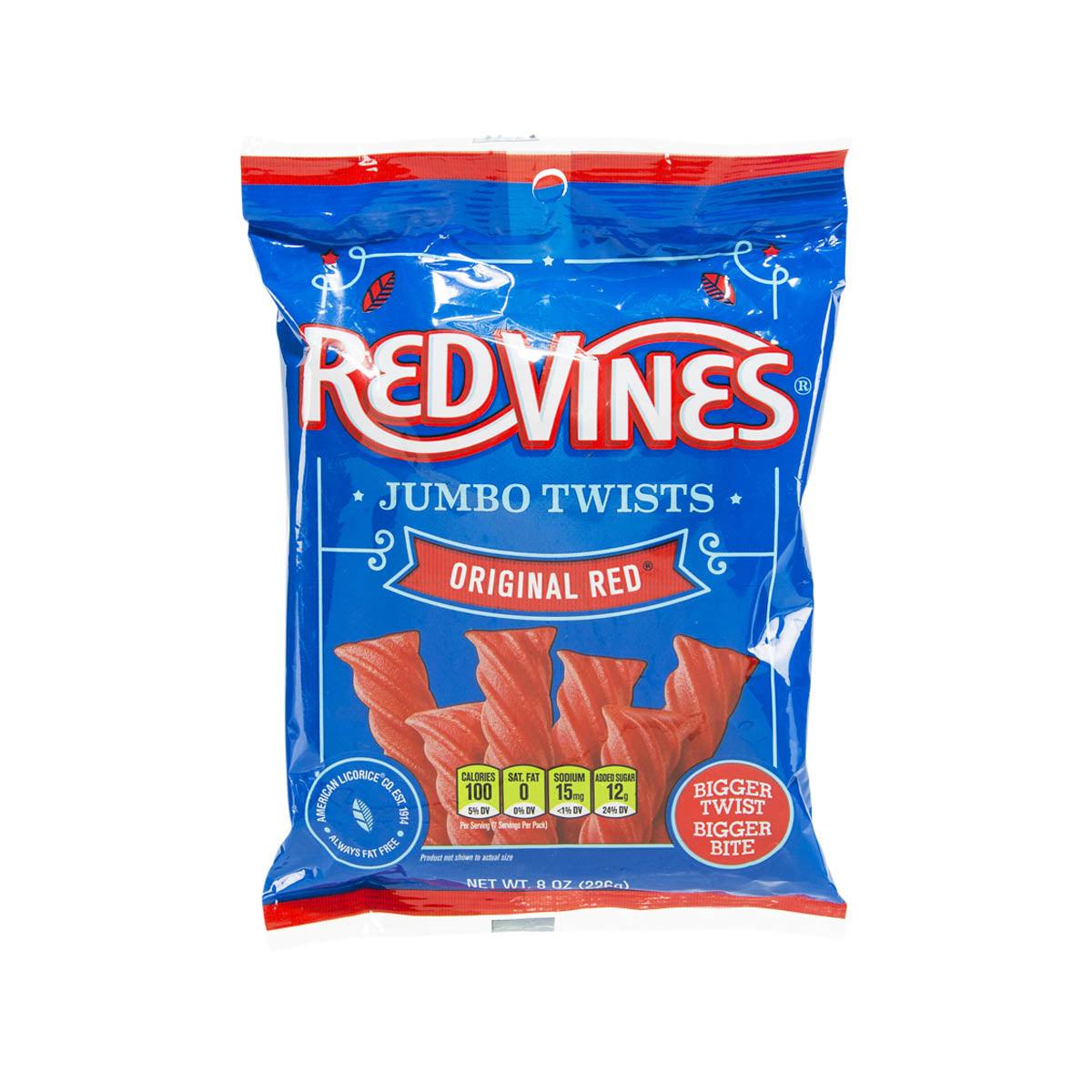 REDVINES Jumbo Red Twists (226g)