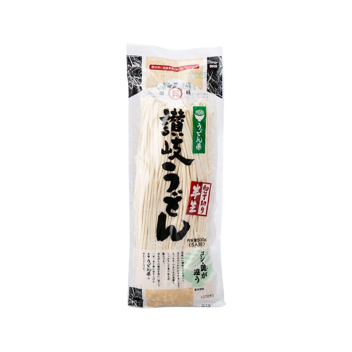 ISHIMARU SEIMEN Ishimaru Thick Semi-Dried Sanuki Udon Noodle (500g)