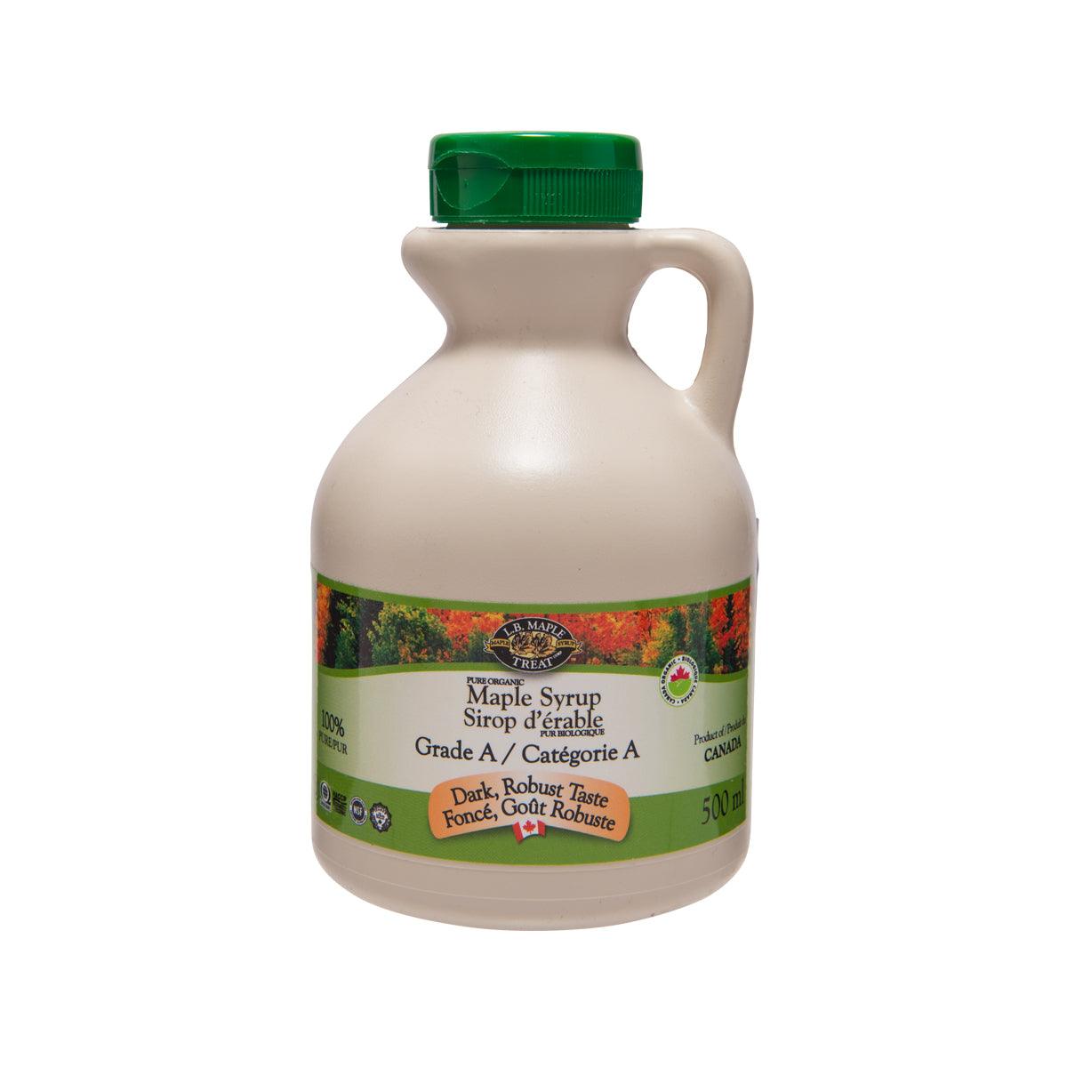 LB MAPLE TREAT Pure Organic Maple Syrup (500mL)