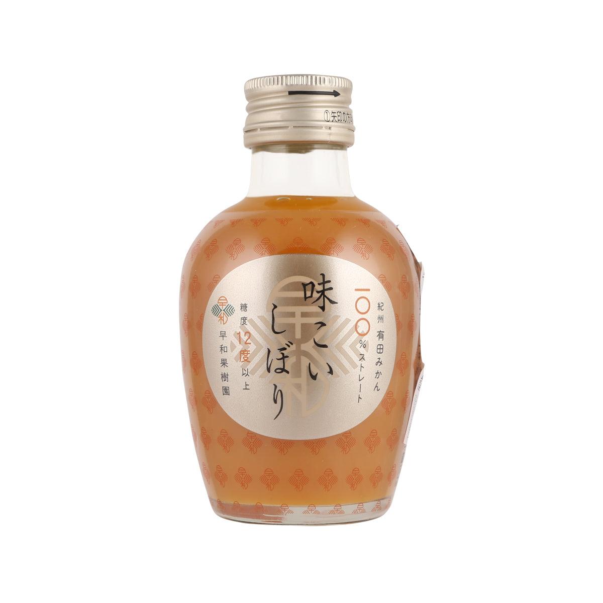 SOUWAKAJUEN Ajiichi Shibori 100% Mikan Juice (180mL)