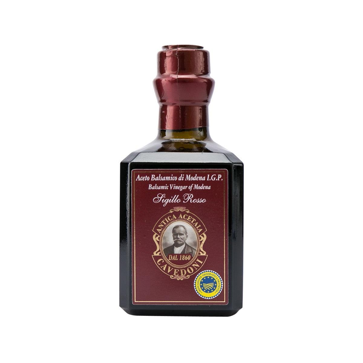 CAVEDONI Sigillo Rosso' PGI Modena Balsamic Vinegar 1 Year Old (250mL)