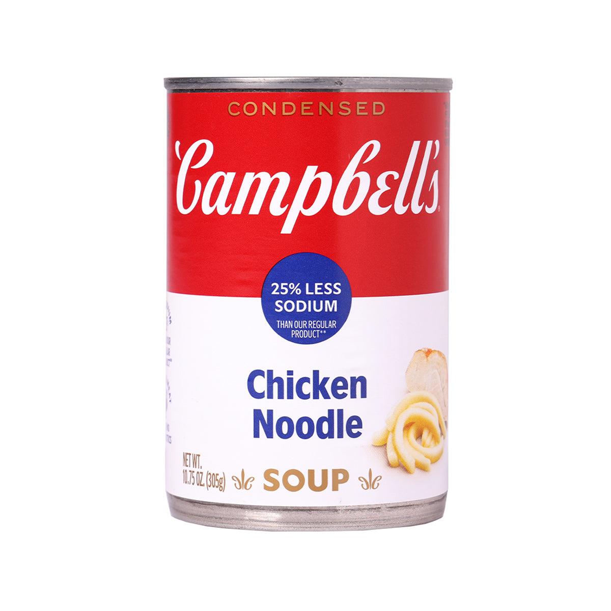 CAMPBELL'S 25% Less Sodium Chicken Noodle Soup (305g)