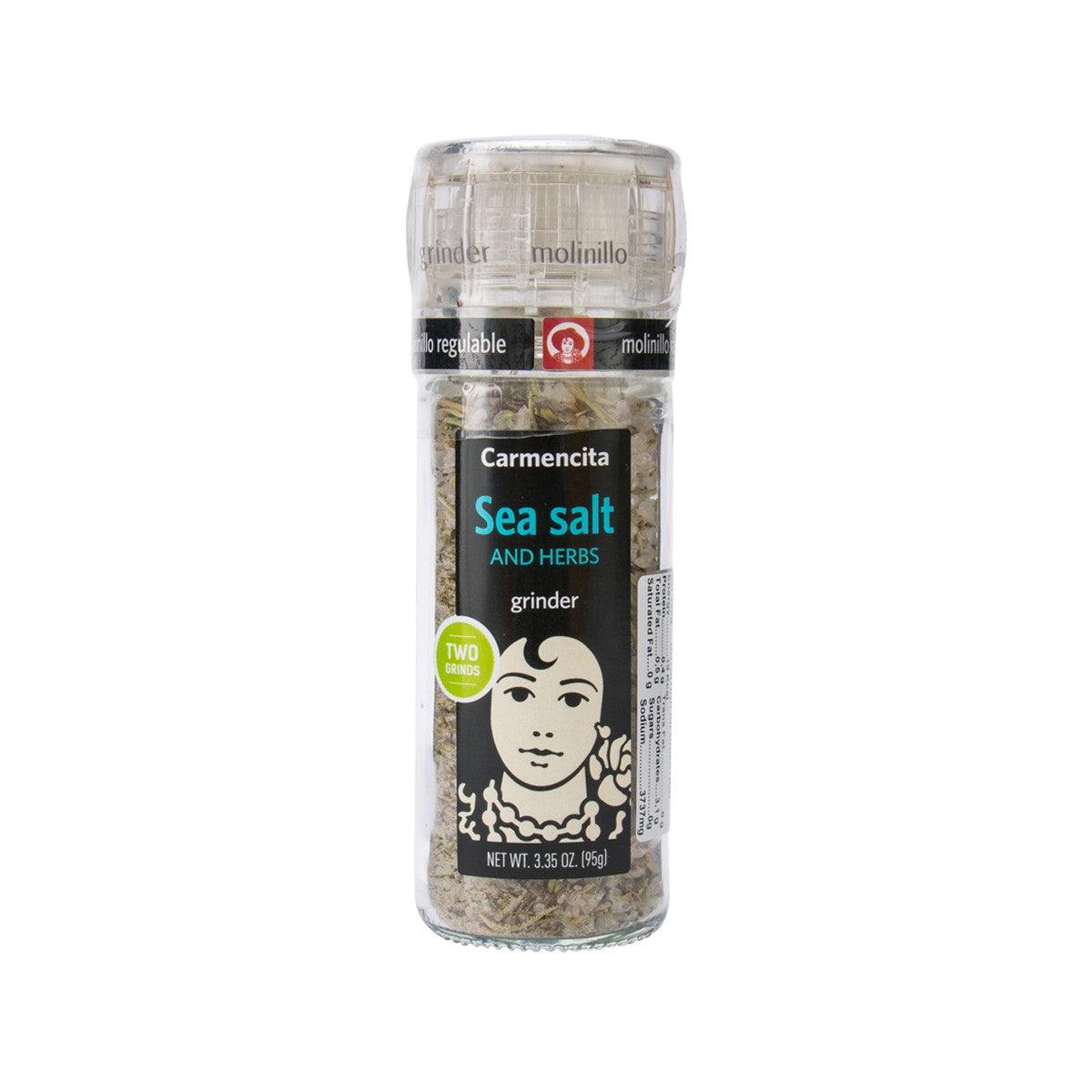 CARMENCITA Sea Salt with Herbs - Grinder (95g)