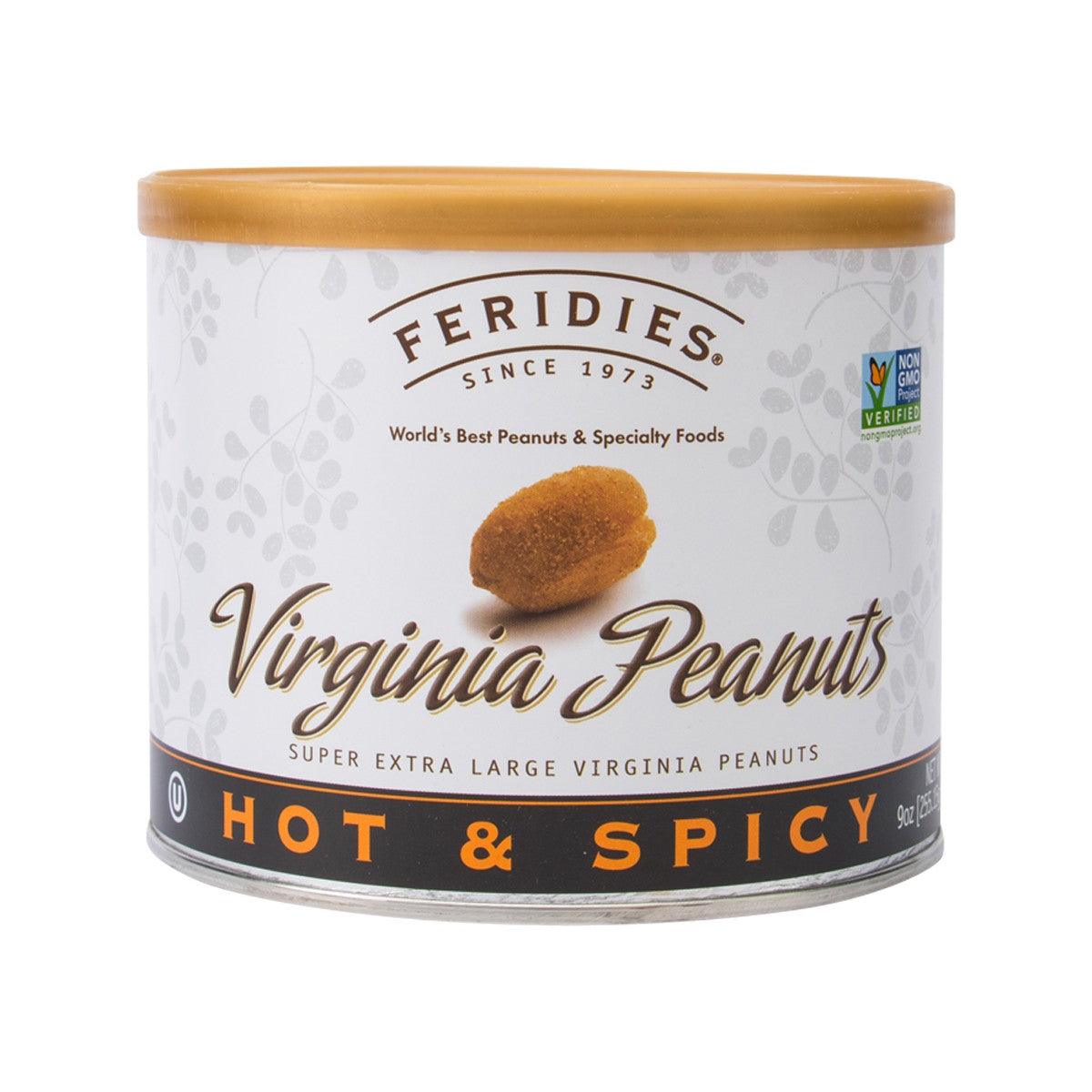 FERIDIES Hot & Spicy Super Extra Large Virginia Peanuts (255g)