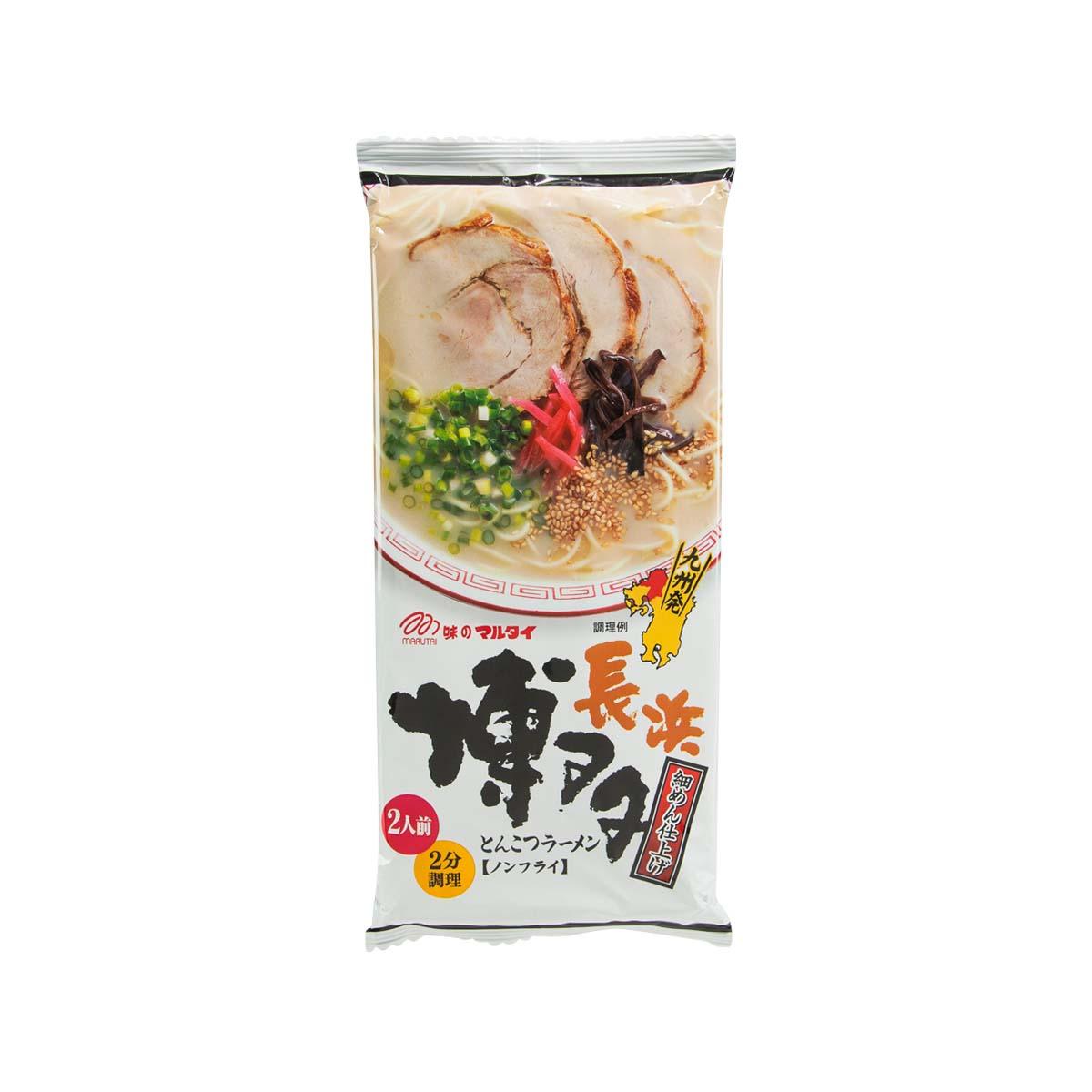 MARUTAI Hakata Nagahama Ramen Noodle - Pork Bone Soup (185g)