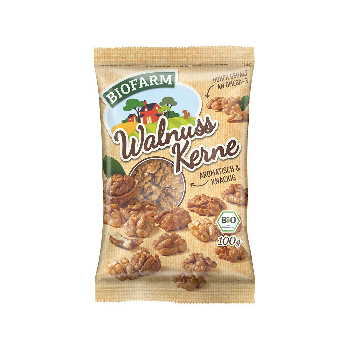 KLUTH Raw Organic Walnut Kernels (100g)