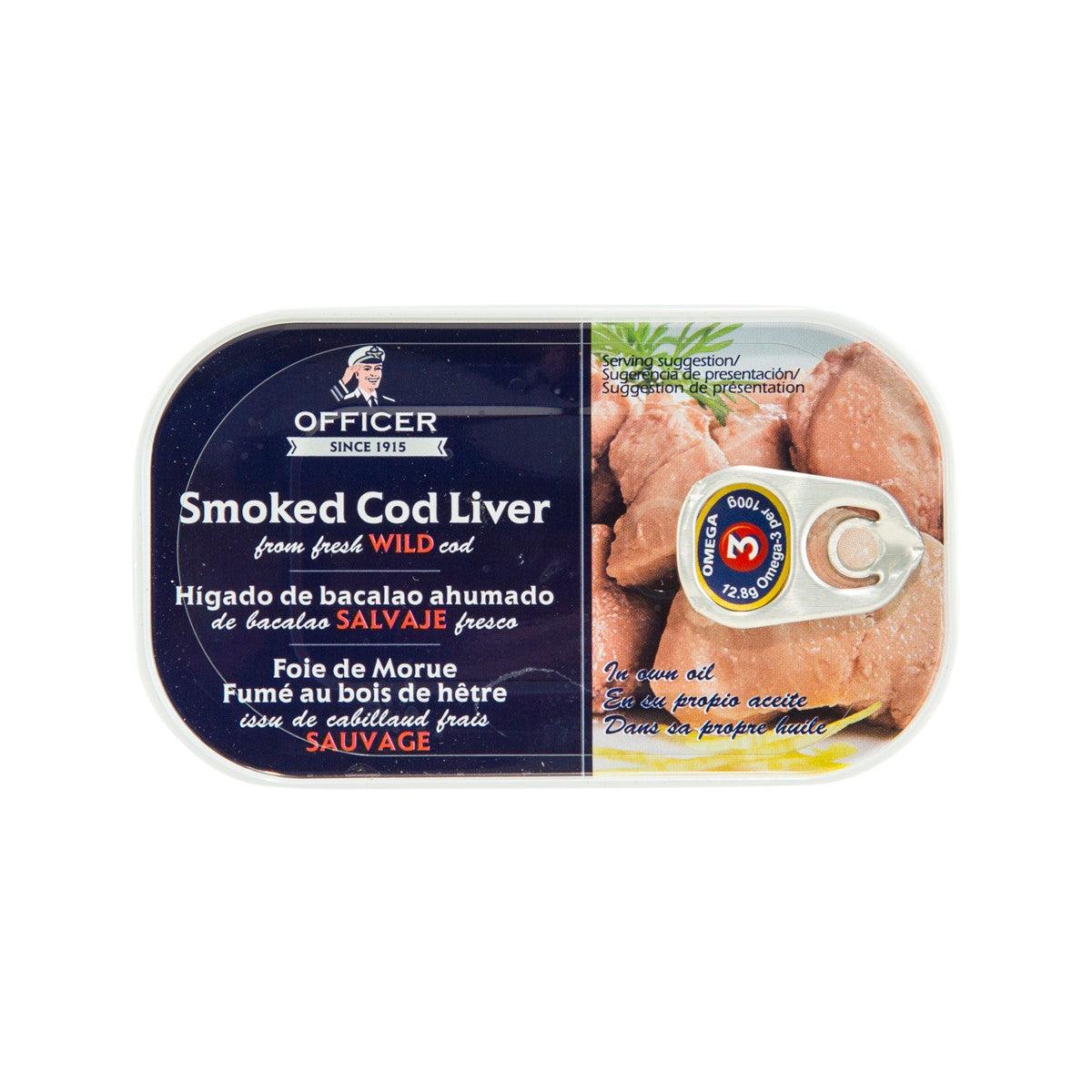OFFICER Smoked Cod Liver in Own Oil (120g)