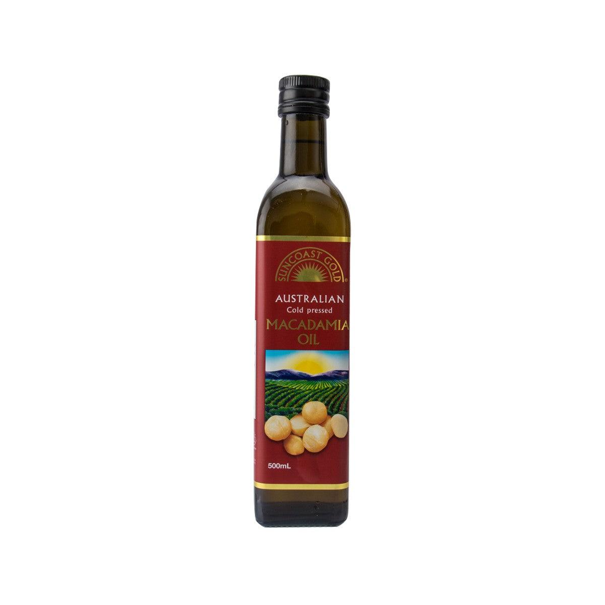 SUNCOAST GOLD Cold Pressed - Australian 100% Macadamia Oil (500mL)
