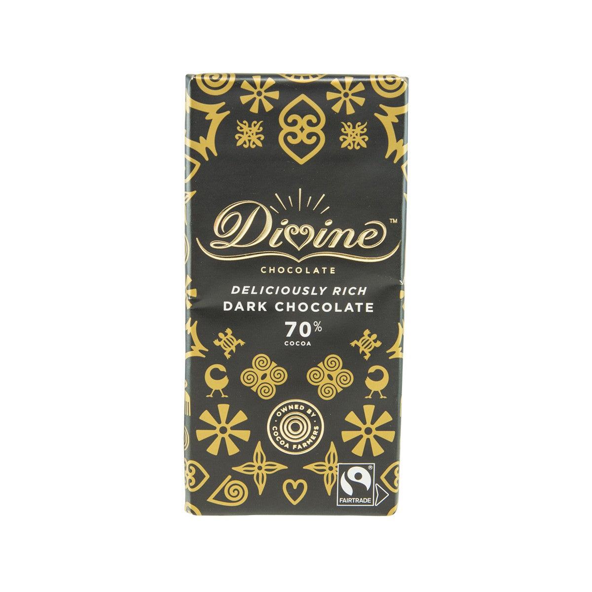 DIVINE Deliciously Smooth 70% Dark Chocolate (90g)
