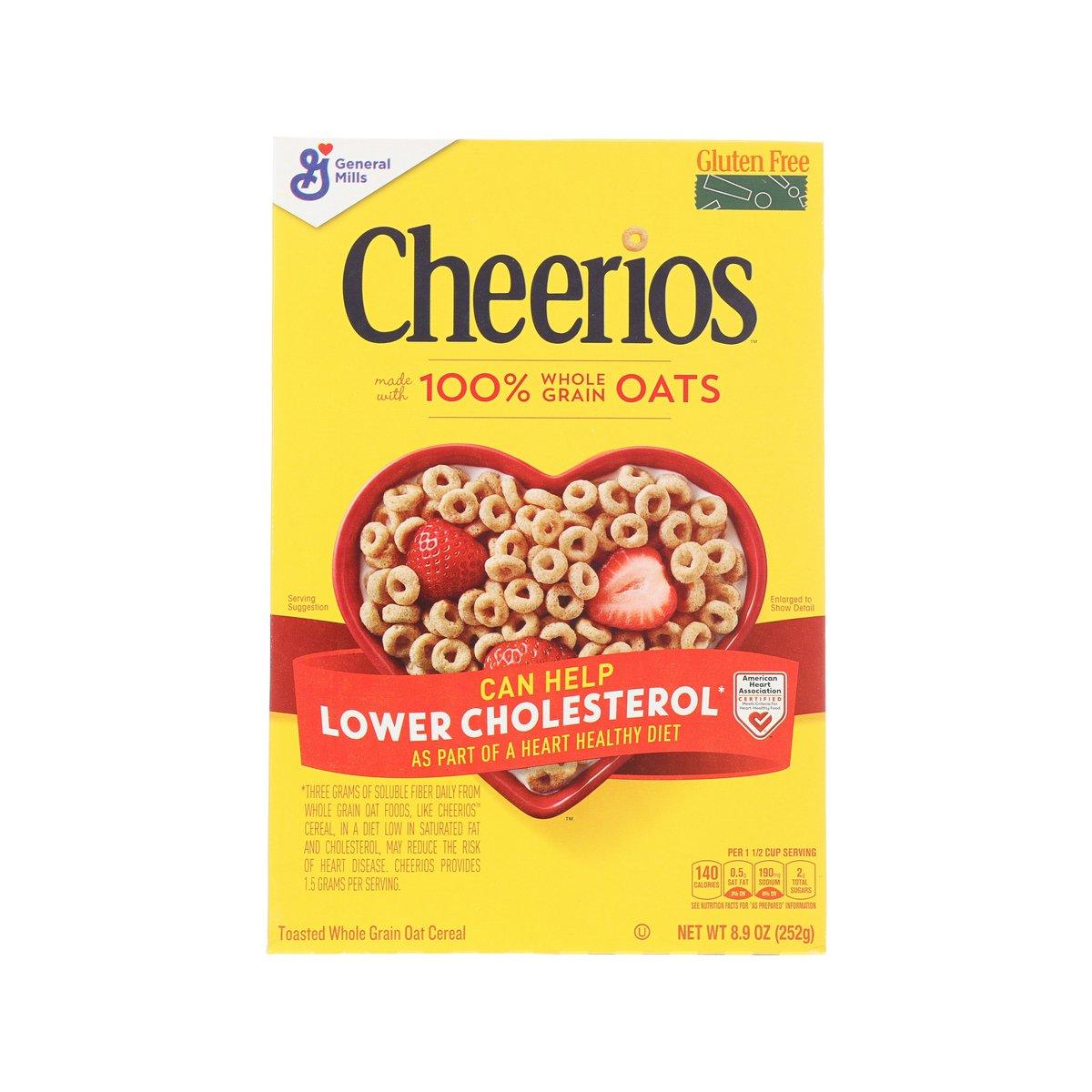 GENERALMILLS Cheerios Toasted Whole Grain Oat Cereal (252g)