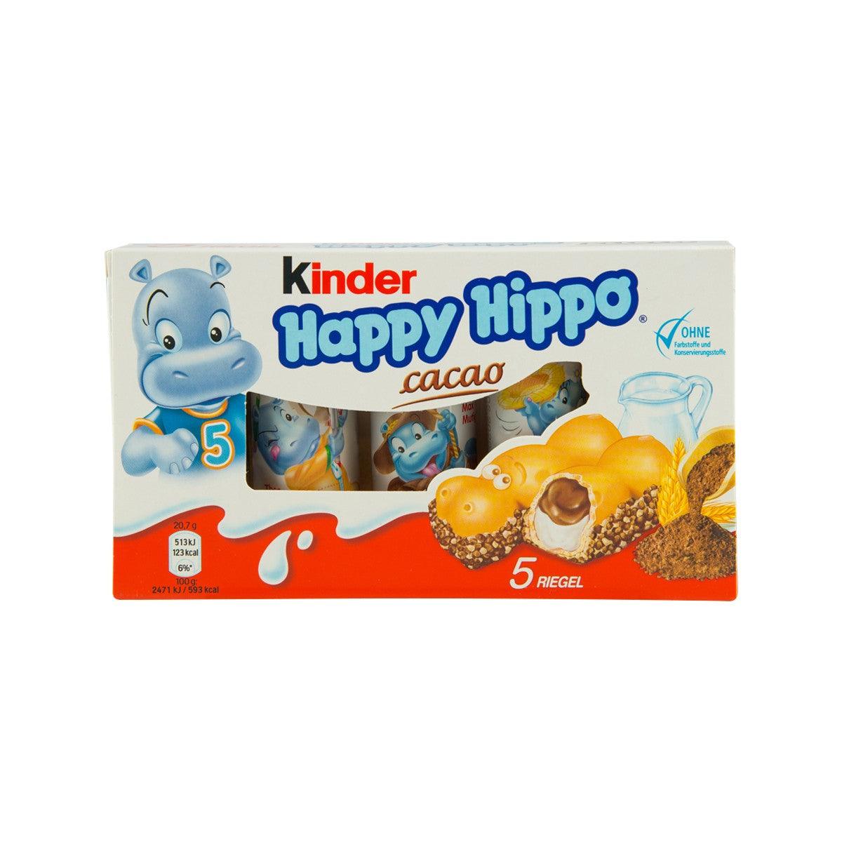 KINDER Happy Hippo Cacao Cream Wafer (5 x 20.7g)