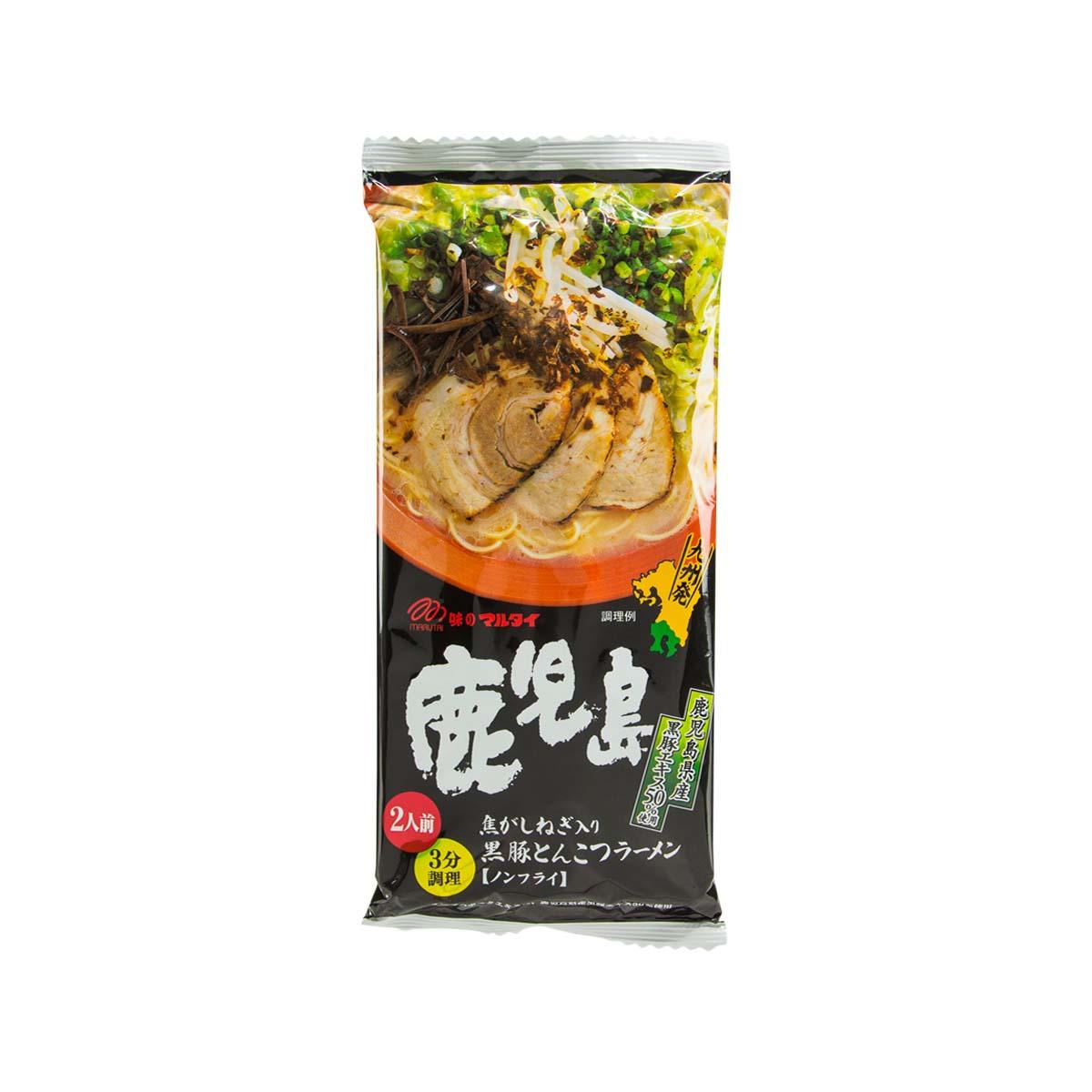 MARUTAI Kagoshima Ramen Noodle - Black Pork Bone Soup (185g)