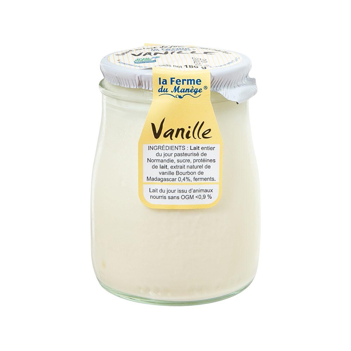 FERME DU MANEGE Whole Milk Yogurt - Vanilla (180g)
