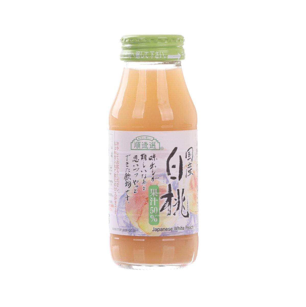 MARUKAI Shinshu White Peach Juice (180mL)