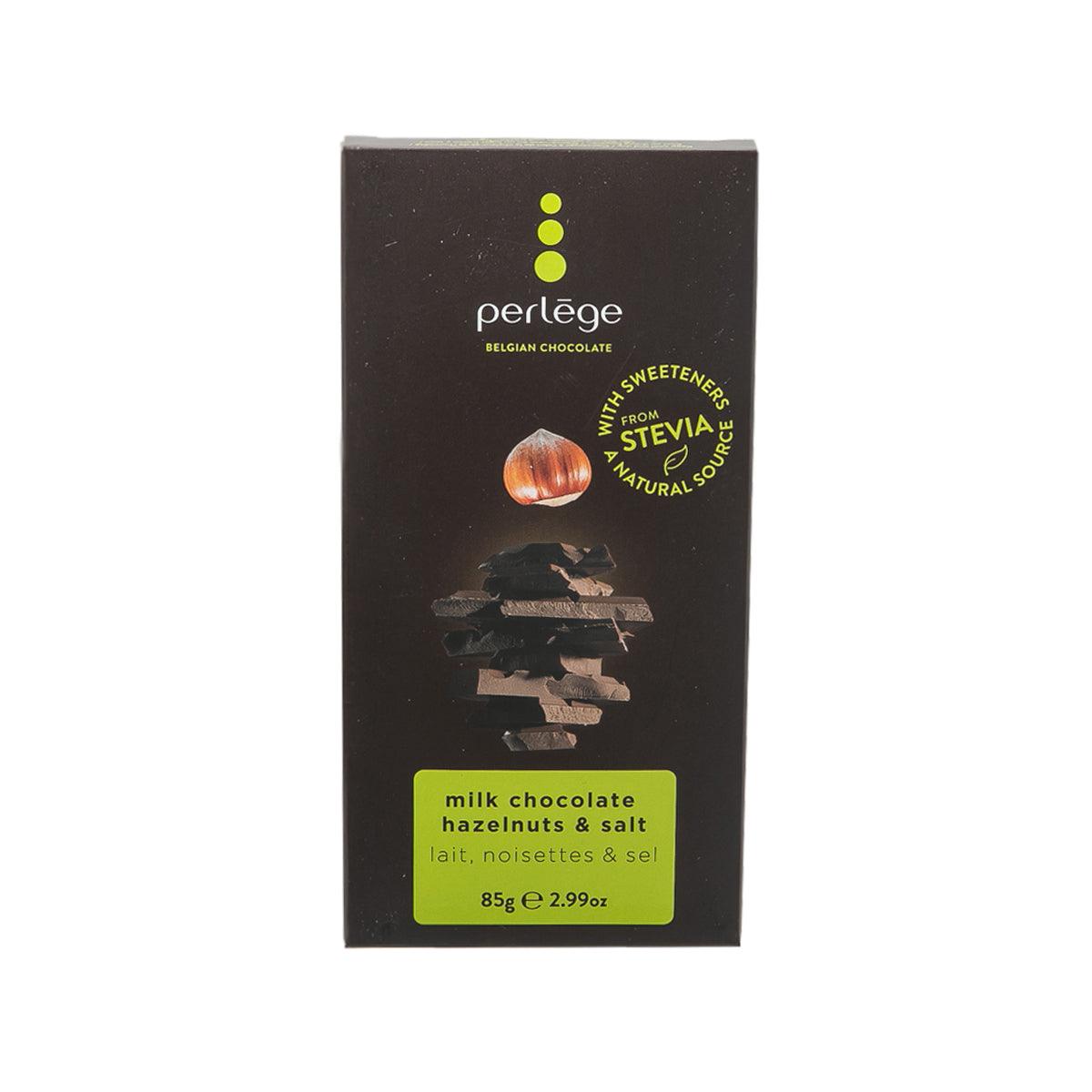 PERLEGE No Sugar Added Milk Chocolate with Hazelnuts (85g)