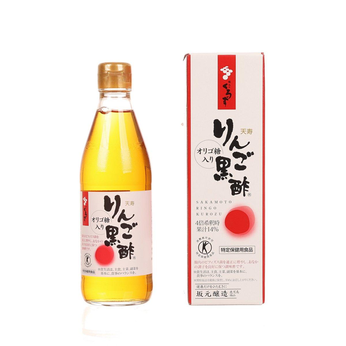 SAKAMOTO JYOZO Tenju Apple Black Vinegar (360mL)