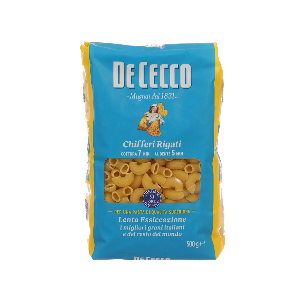 DE CECCO #33 Chifferi Rigati Pasta (500g)