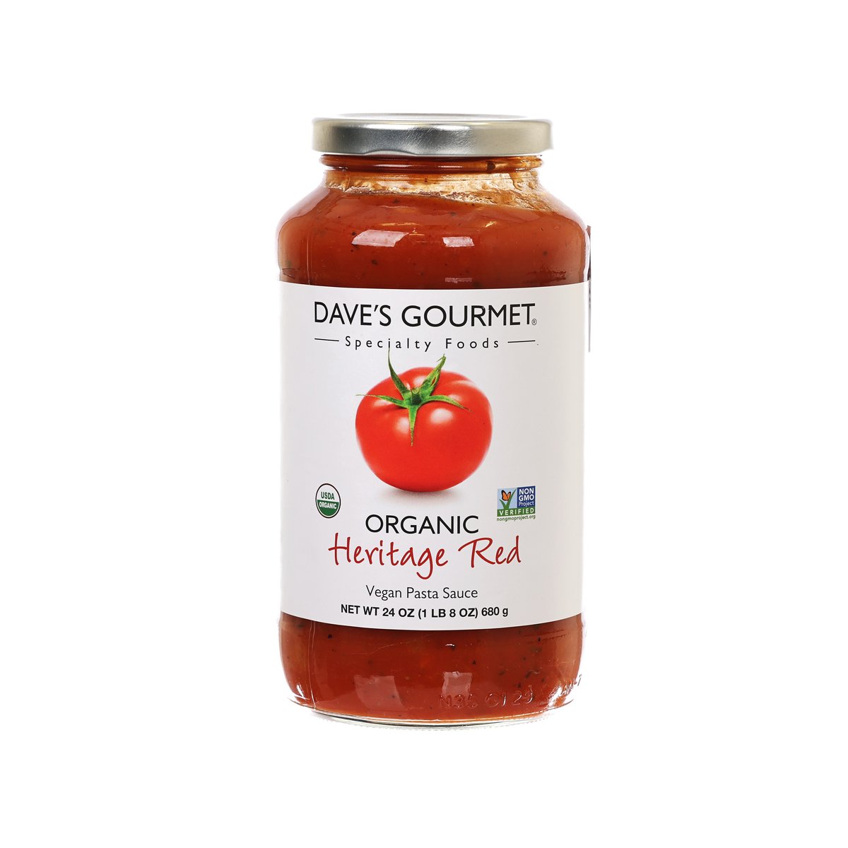 DAVE'S GOURMET Organic Heritage Red Pasta Sauce (680g)