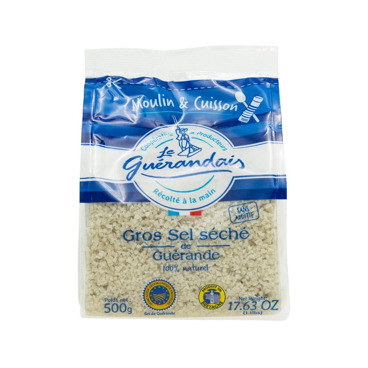 LE GUERANDAIS Dried Coarse Sea Salt for Grinder (500g)