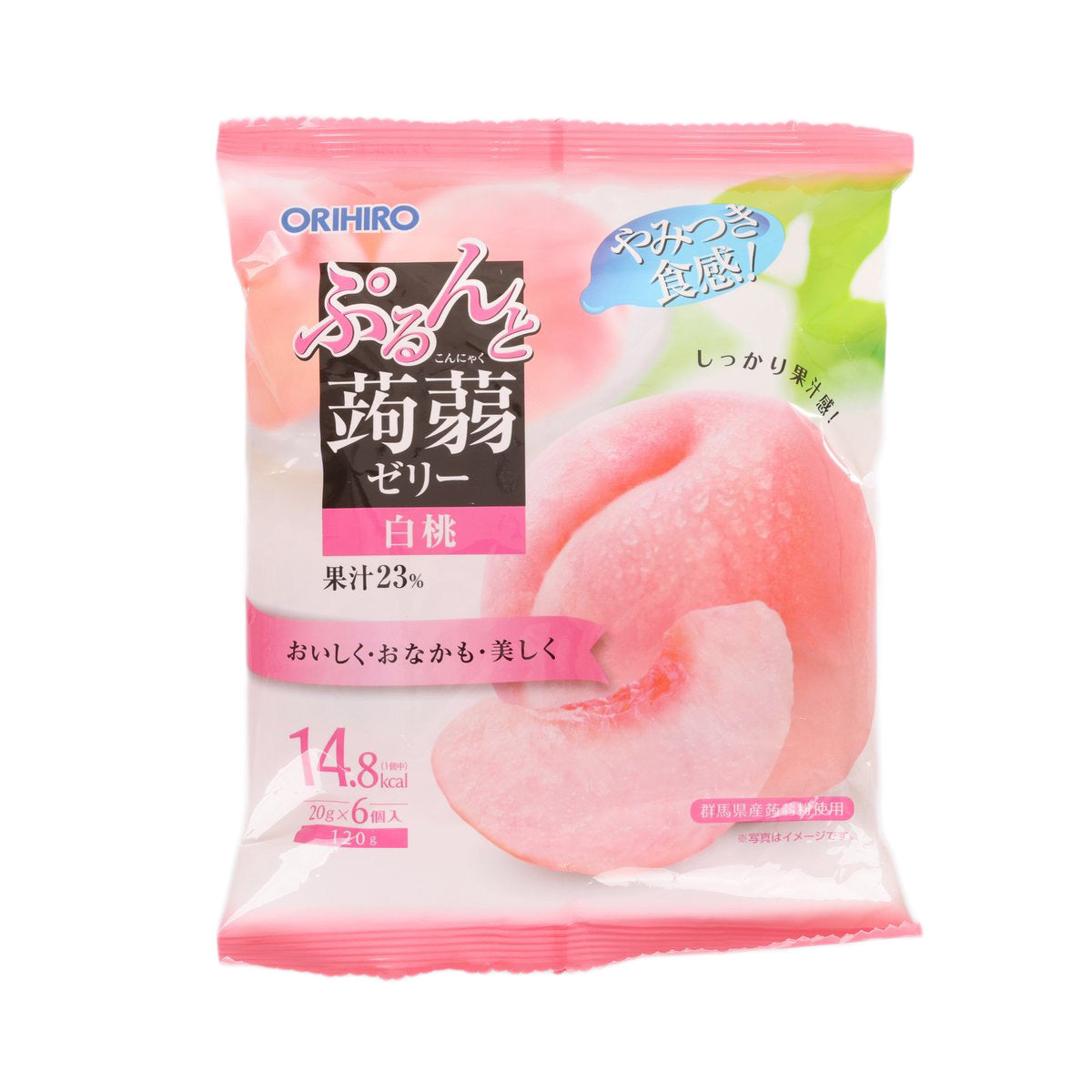 ORIHIRO Konnyaku Jelly - Peach (120g)