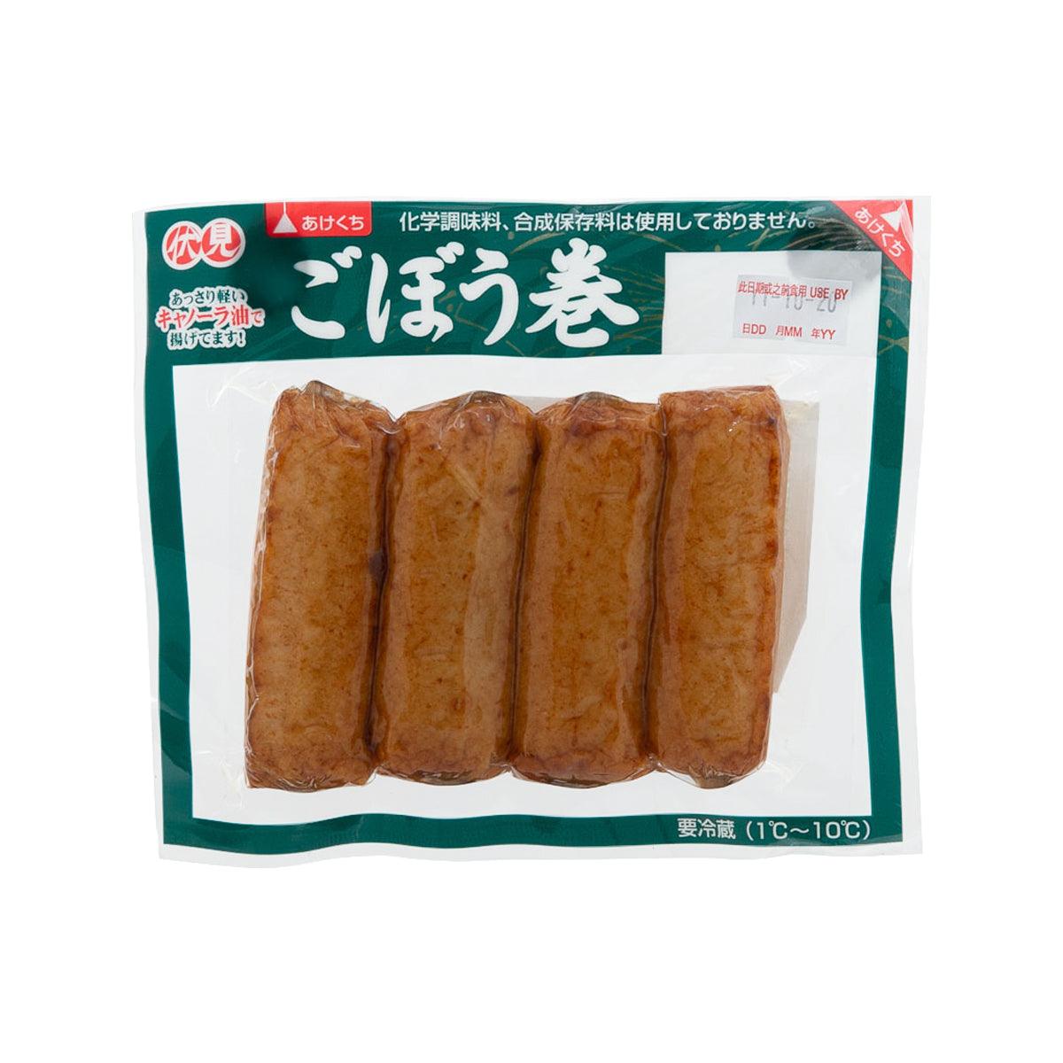 FUSHIMI KAMABOKO Deep Fried Fish Cake - Burdock (4pcs)
