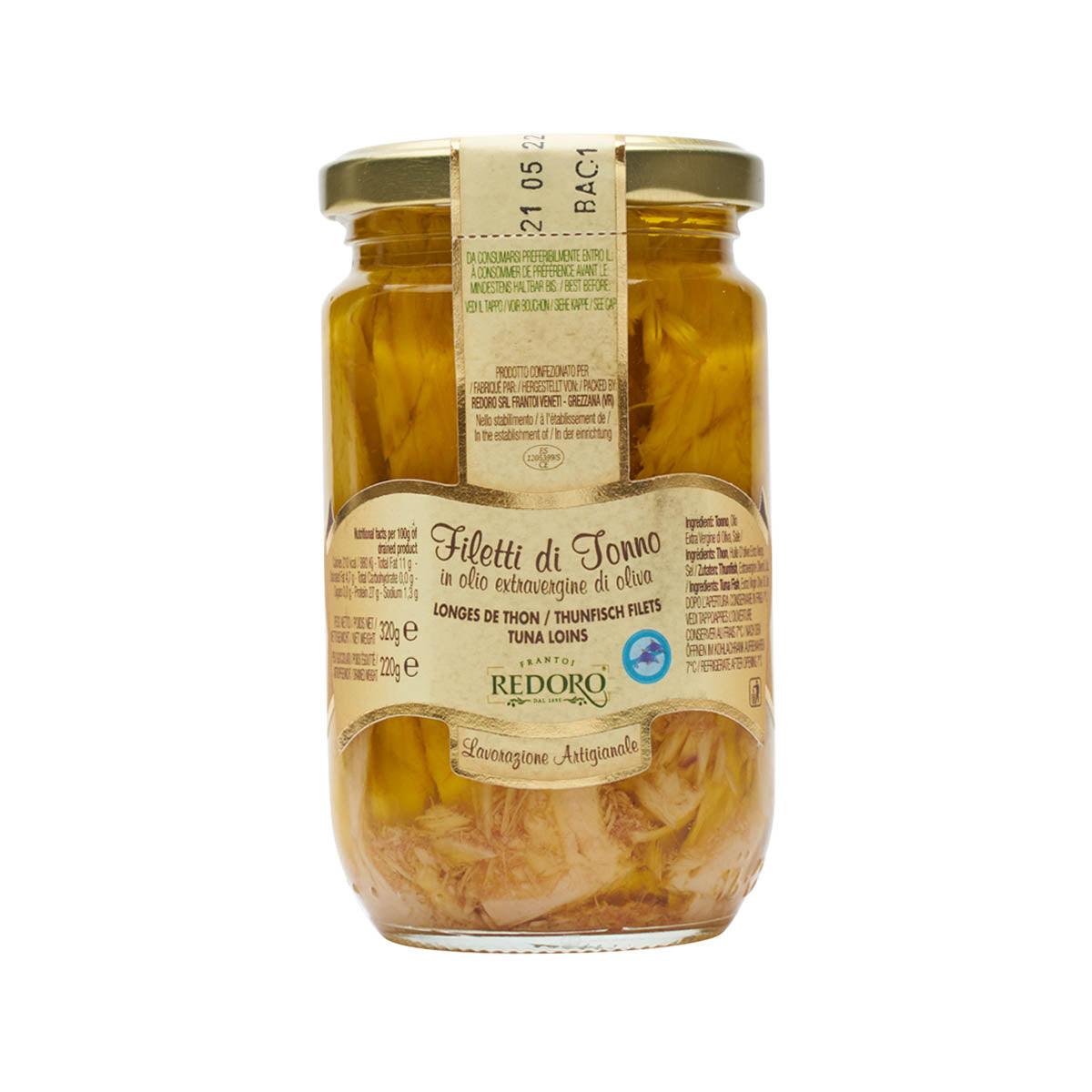REDORO Tuna Fillets in Extra Virgin Olive Oil (320g)