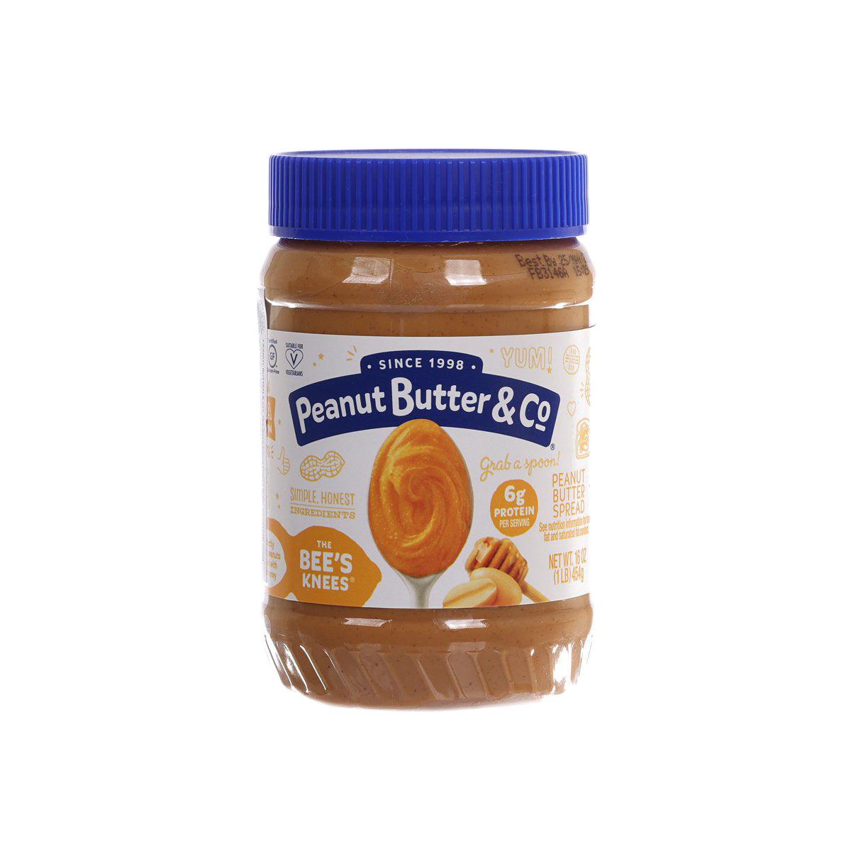 PEANUT BUTTER & CO. The Bee's Knees Peanut Butter Spread with Sweet Honey (454g)