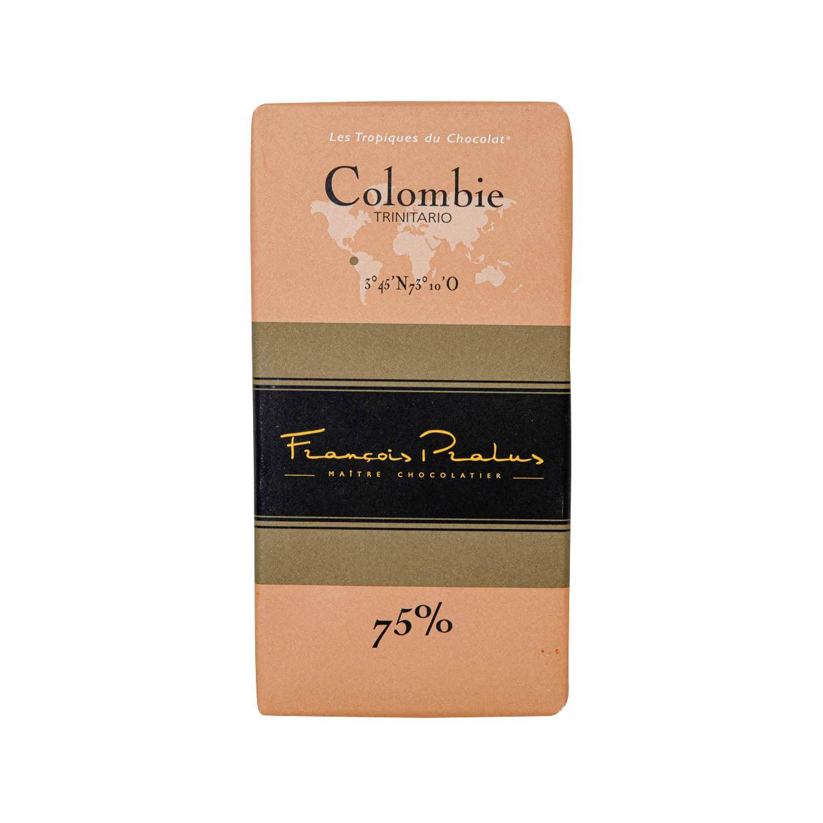 PRALUS Tropical Chocolate - Colombia Trinitario 75% (100g)
