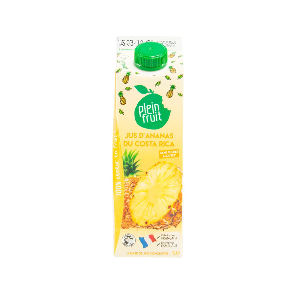 PLEIN FRUIT Pineapple Juice from Concentrate (1L)