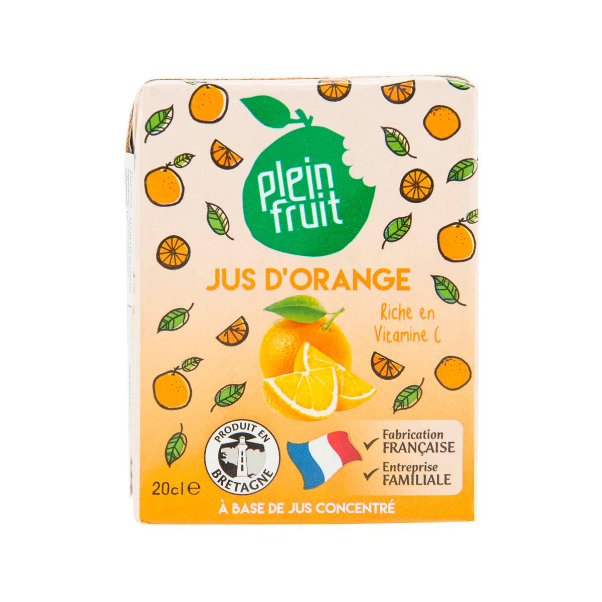 PLEIN FRUIT Orange Juice - from Concentrate (200mL)
