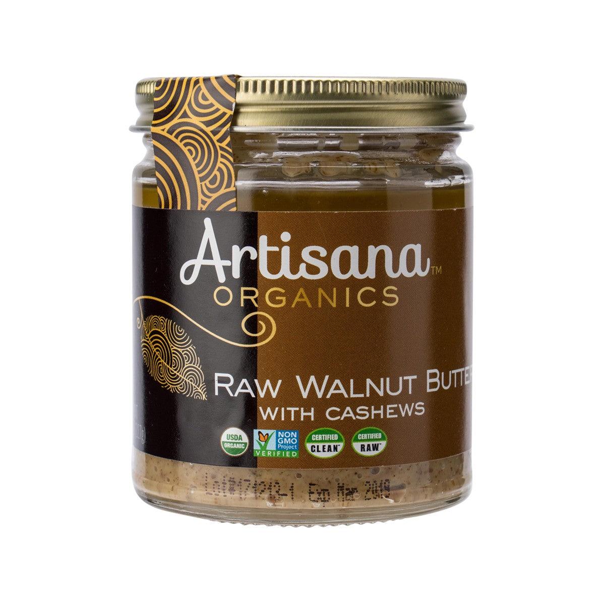 ARTISANA Organic Raw Walnut Butter with Cashews (227g)