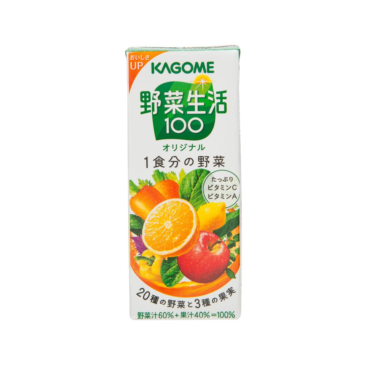 KAGOME Yasai Seikatsu Original Mixed Vegetable & Fruit Juice (200mL)